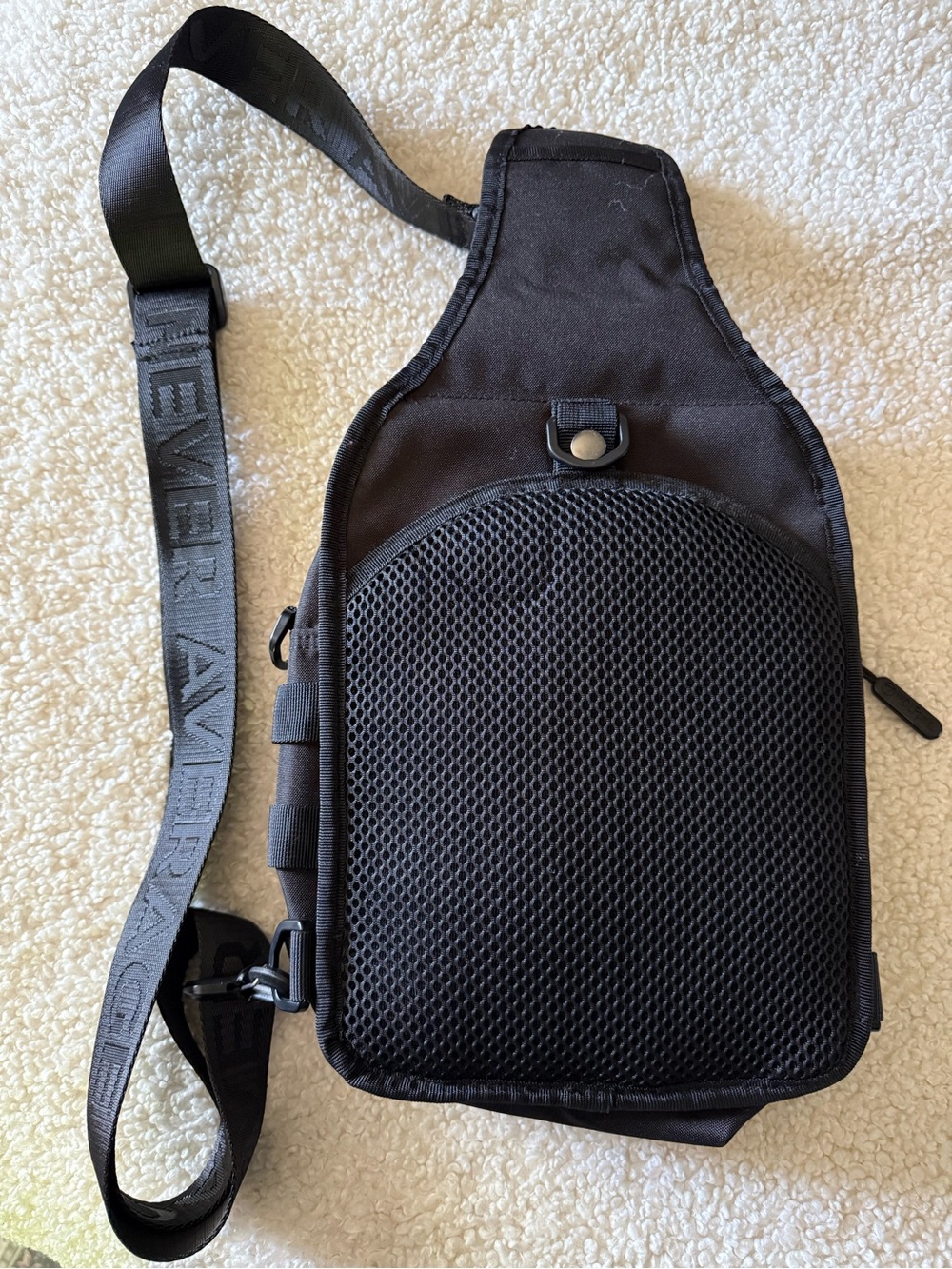Black Tactical Sling Bag - Be A Wolf Patch by WOLFpack - Picture 3 of 3